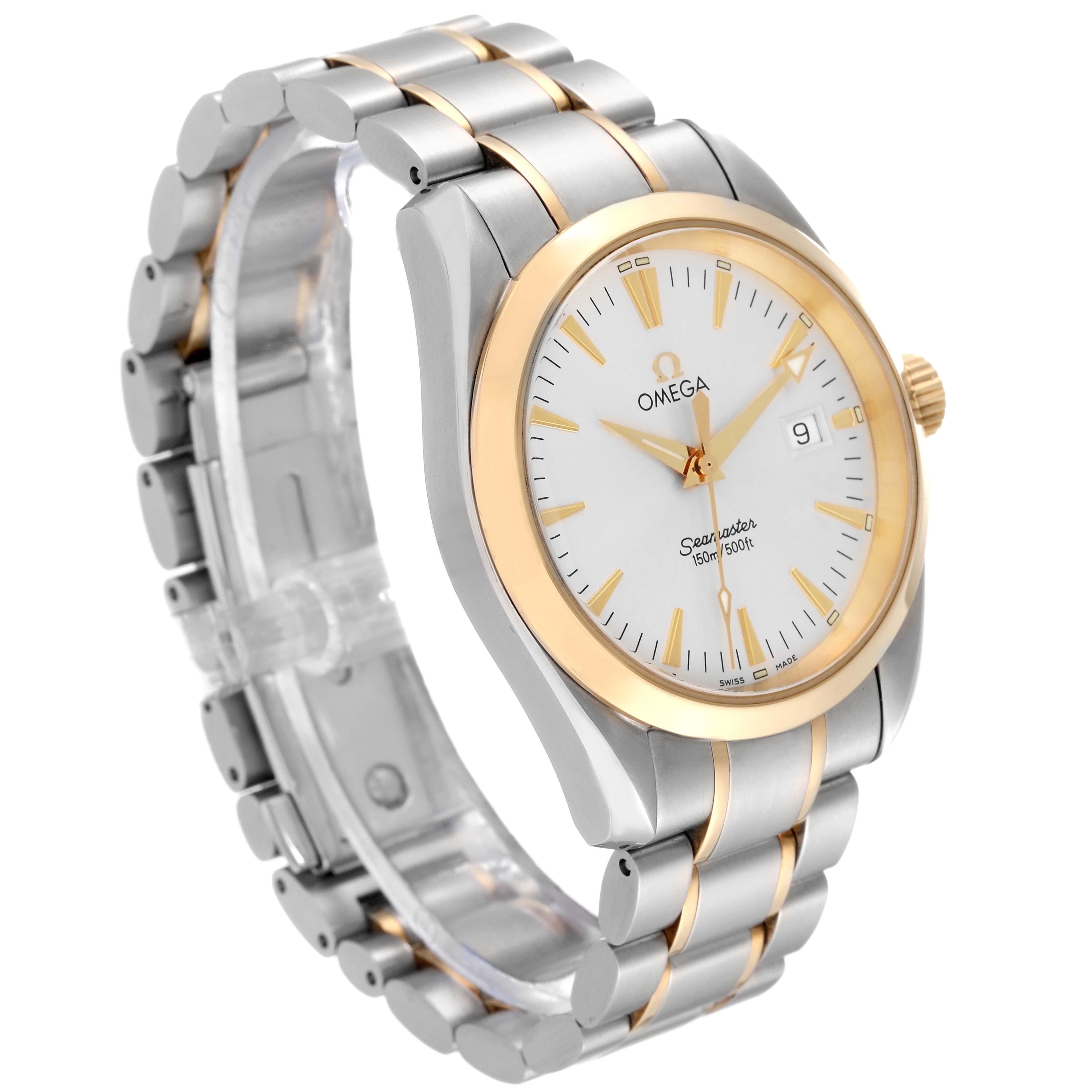 omega aqua terra yellow gold
