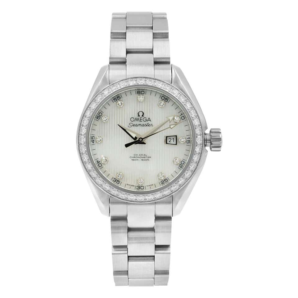 Omega Seamaster Diamond Ladies Watch 212.15.28.61.51.001 at 1stDibs ...