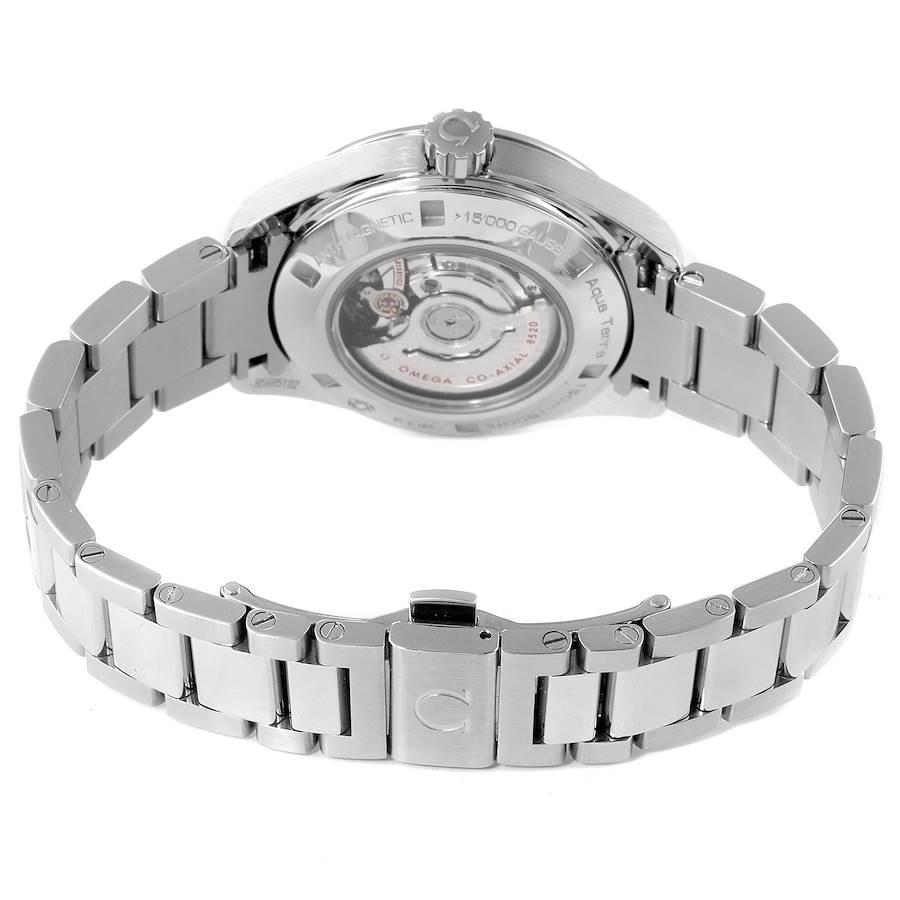 Omega Seamaster Aqua Terra MOP Diamond Steel Ladies Watch 231.15.34.20.57.002 3