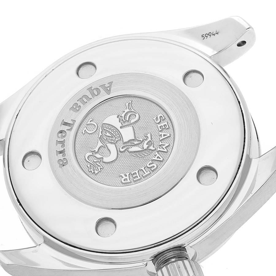 Omega Seamaster Aqua Terra Madreperla Diamante Acciaio Orologio da donna 2579.75.00 In condizioni ottime a Atlanta, GA