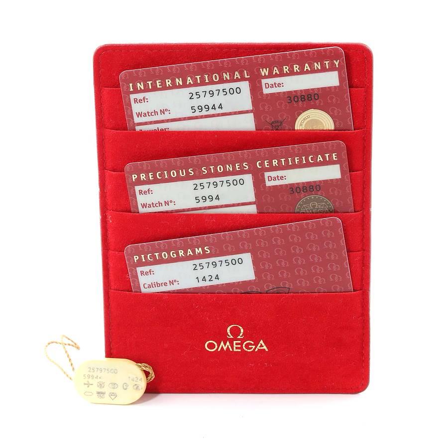 Omega Seamaster Aqua Terra Madreperla Diamante Acciaio Orologio da donna 2579.75.00 2
