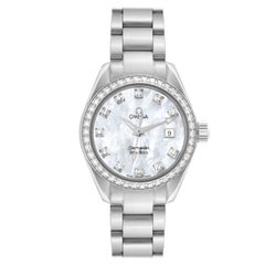 Omega Seamaster Aqua Terra Perlmutt-Diamant-Stahl-Damenuhr 2579.75,00
