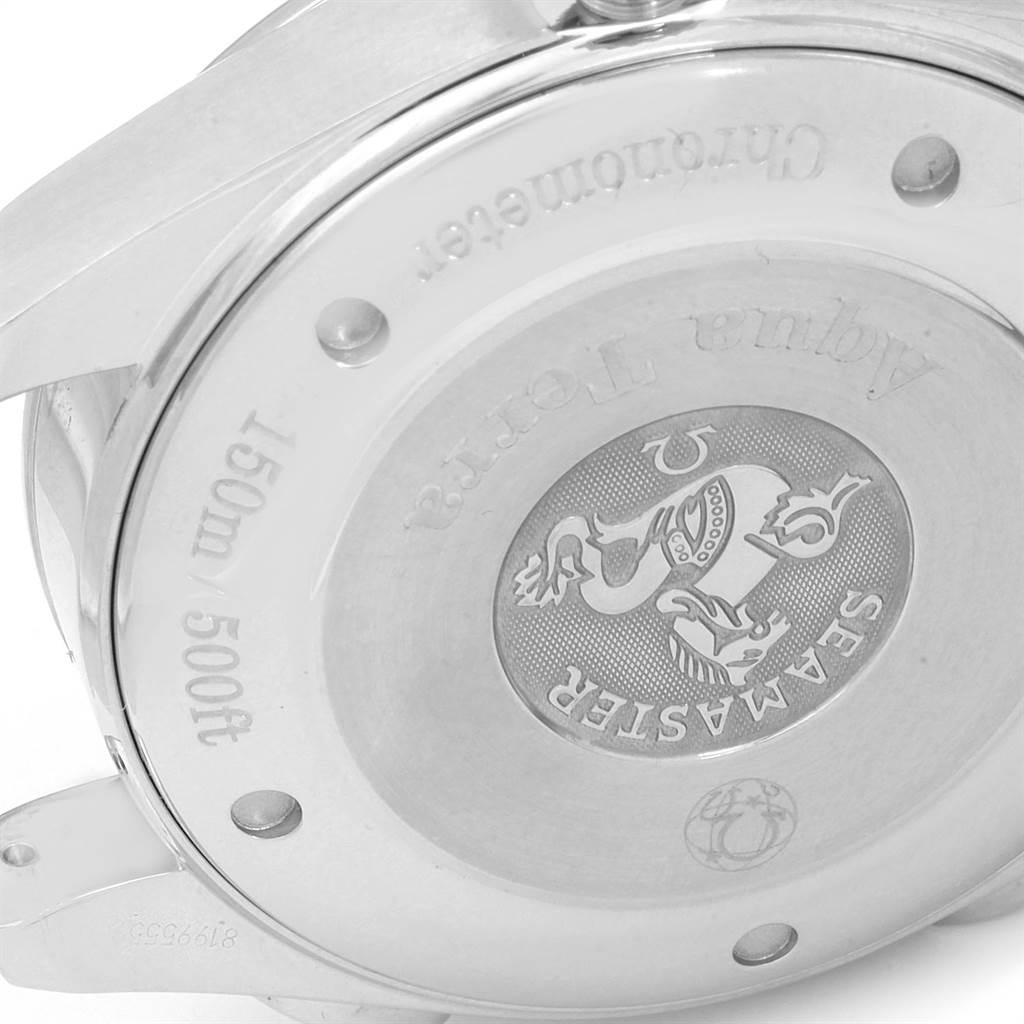 Men's Omega Seamaster Aqua Terra NZL-32 Regatta Chronograph Watch 2513.30.00 For Sale