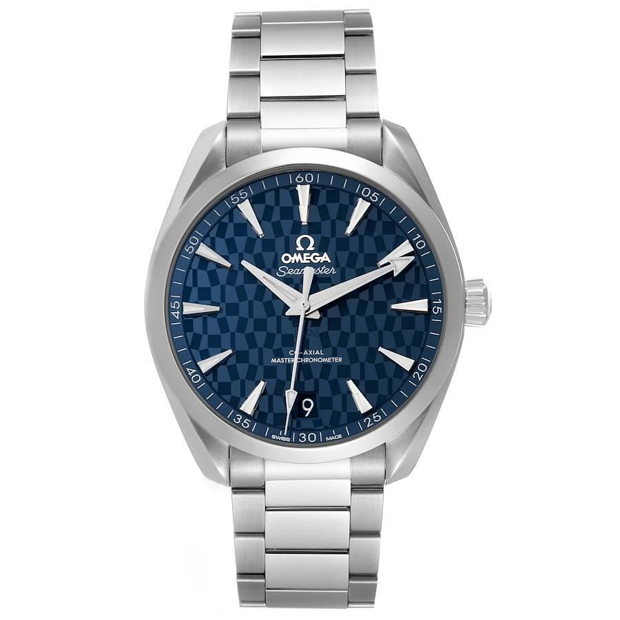 Omega Seamaster Aqua Terra Olympic Games Watch 522.12.41.21.03.001 Box Card. Automatic self-winding movement. Stainless steel round case 41.0 mm in diameter. Transparent exhibition sapphire crystal case back with olympic games 2020 logo. Stainless