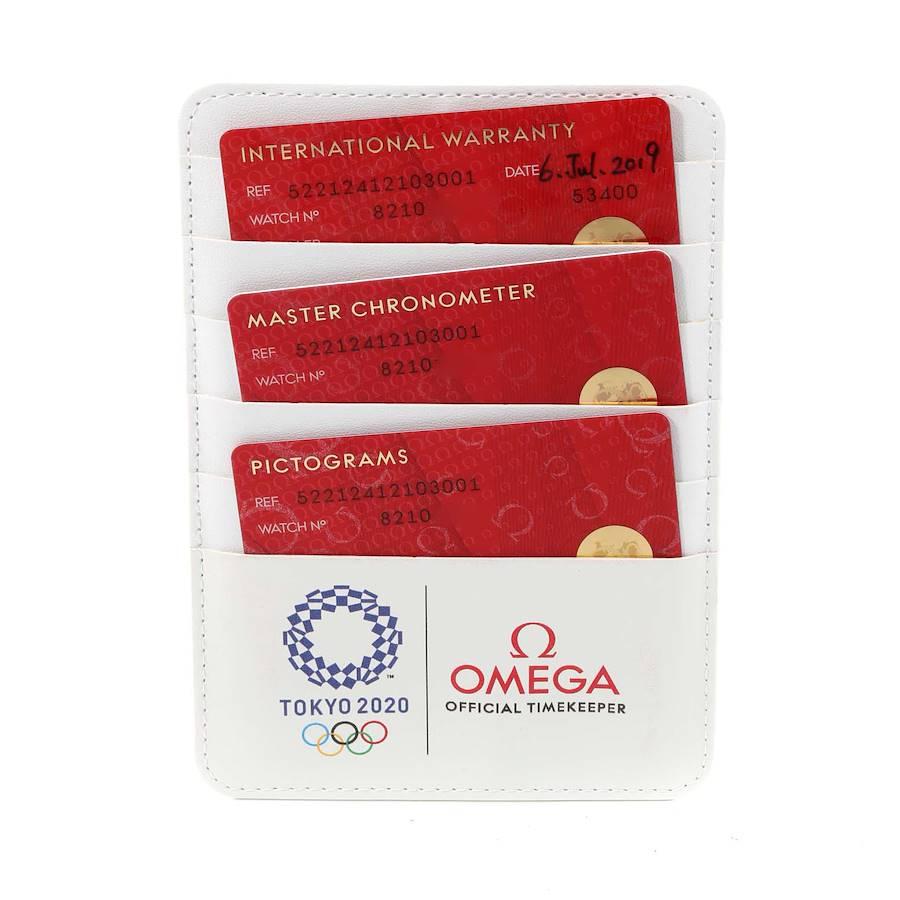 Omega Seamaster Aqua Terra Olympic Games Watch 522.12.41.21.03.001 Box Card For Sale 5