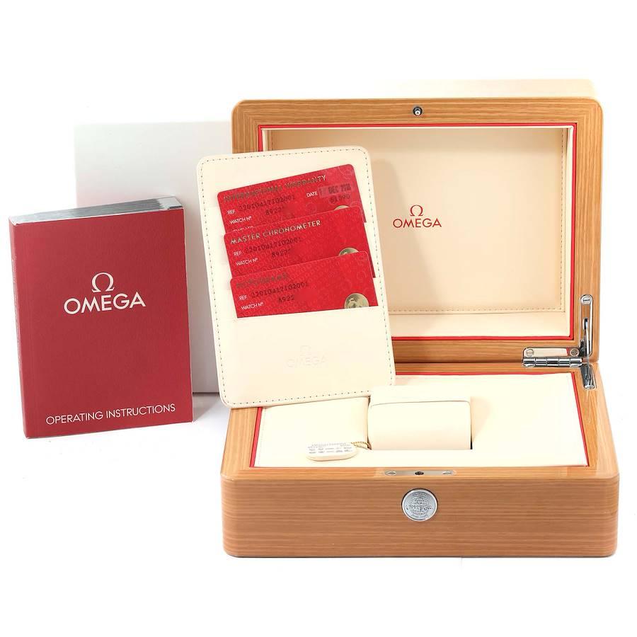 Omega Seamaster Aqua Terra Orange Hand Watch 220.10.41.21.02.001 Box Card For Sale 3