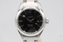 Omega Seamaster Aqua Terra Quartz 29.2mm  Full Set 2013 Black Dial