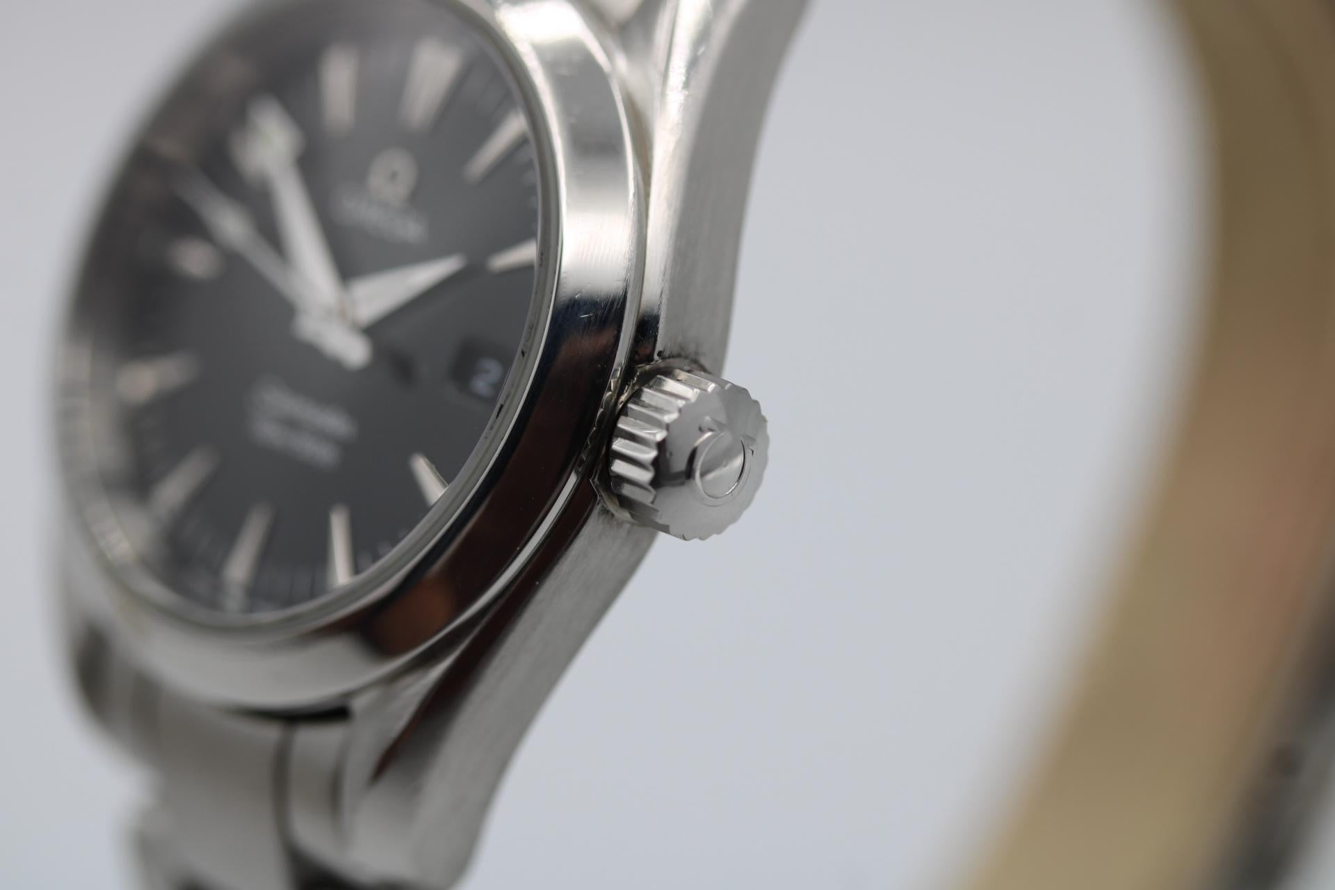 Omega Seamaster Aqua Terra Cuarzo 29,2 mm  Juego completo 2013 Esfera negra en venta 1