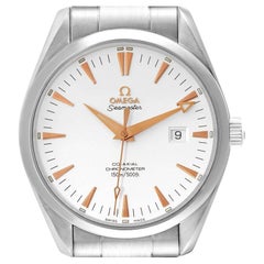 Omega Seamaster Aqua Terra Silber Zifferblatt Stahl-Herrenuhr 2502.34,00 Karten