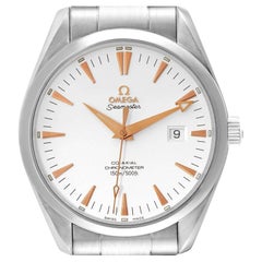 Omega Seamaster Aqua Terra Silver Dial Steel Mens Watch 2502.34.00 Card