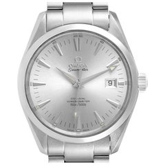 Omega Seamaster Aqua Terra Silver Dial Steel Mens Watch 2503.30.00 Card
