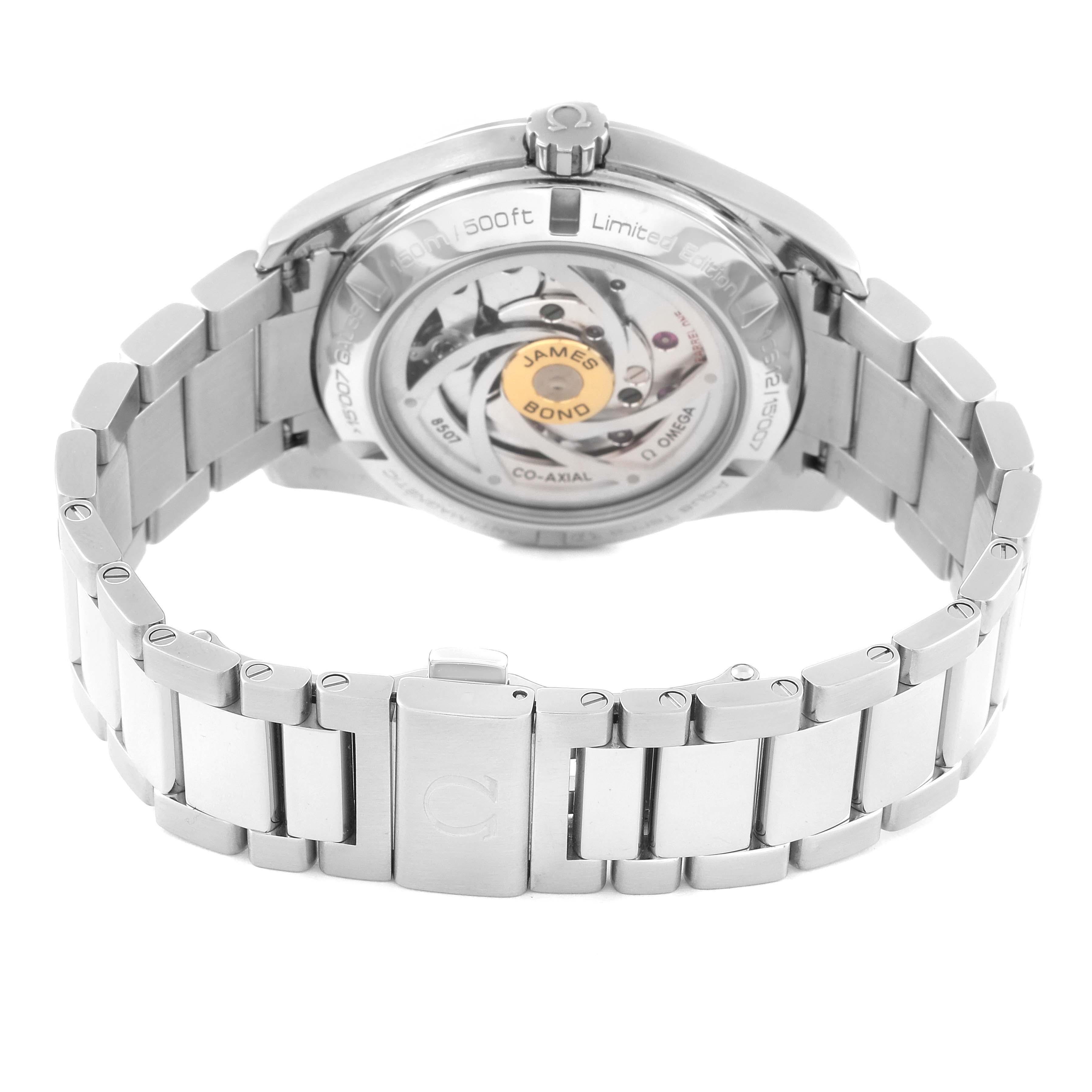 Reloj Omega Seamaster Aqua Terra Spectre James Bond de acero para caballero 1