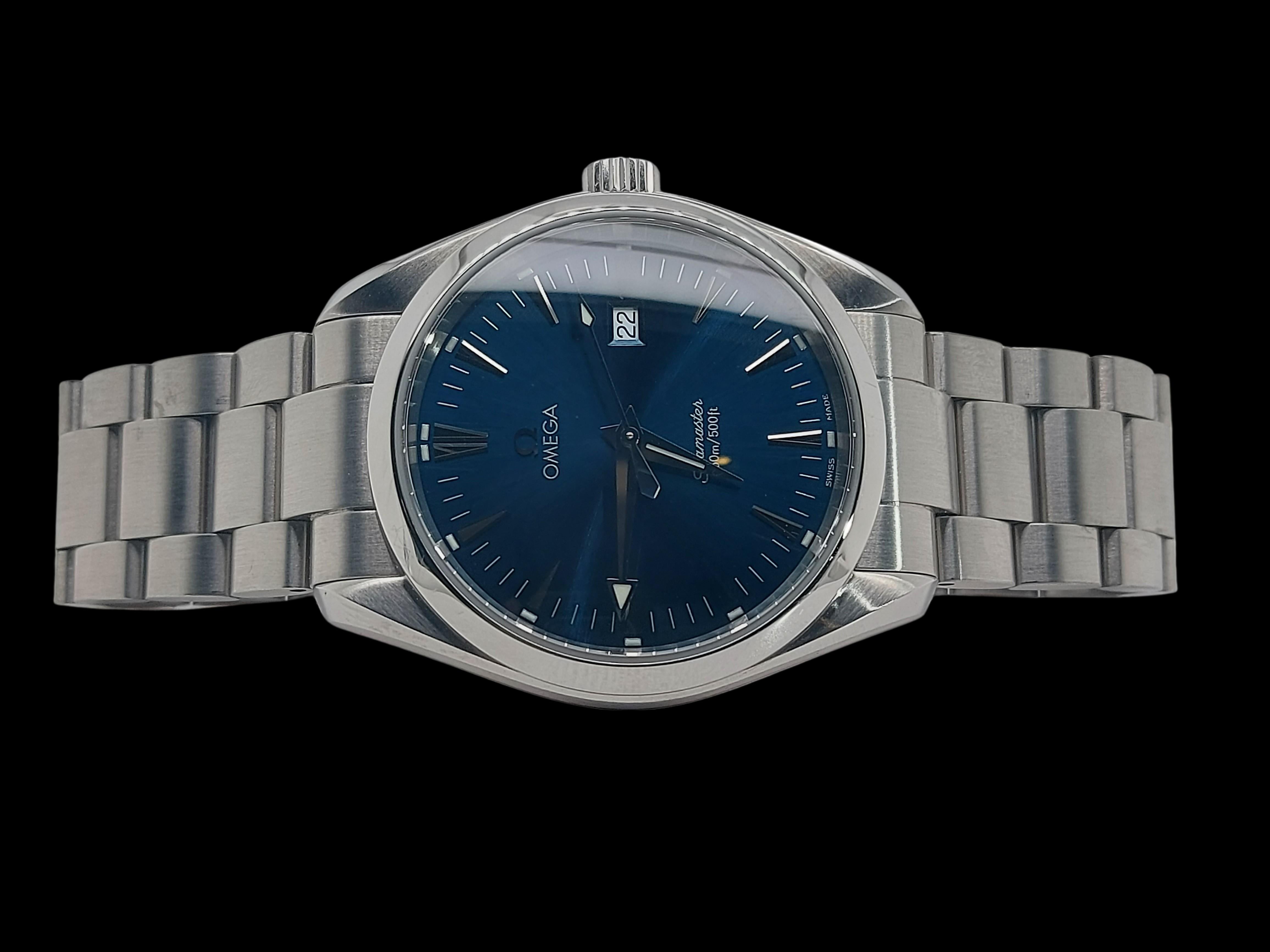 omega aqua terra quartz 39mm