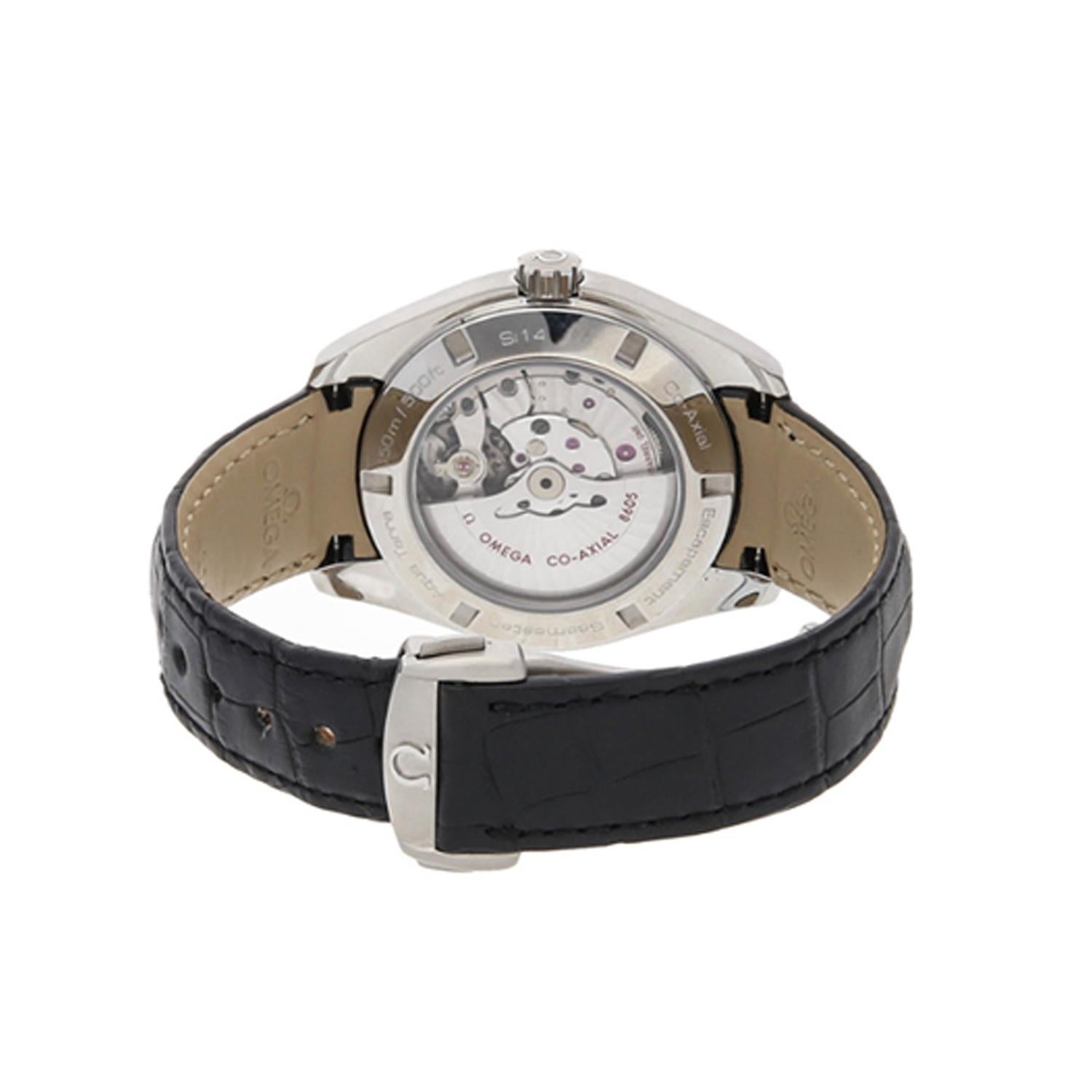 Men's Omega Seamaster Aqua Terra Steel Black Dial Automatic Watch 231.13.43.22.01.001