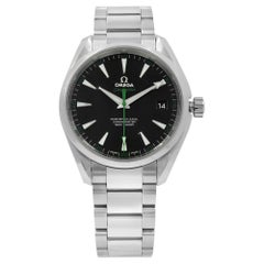 Omega Seamaster Aqua Terra Steel Black Dial Green Hand Watch 231.10.42.21.01.004