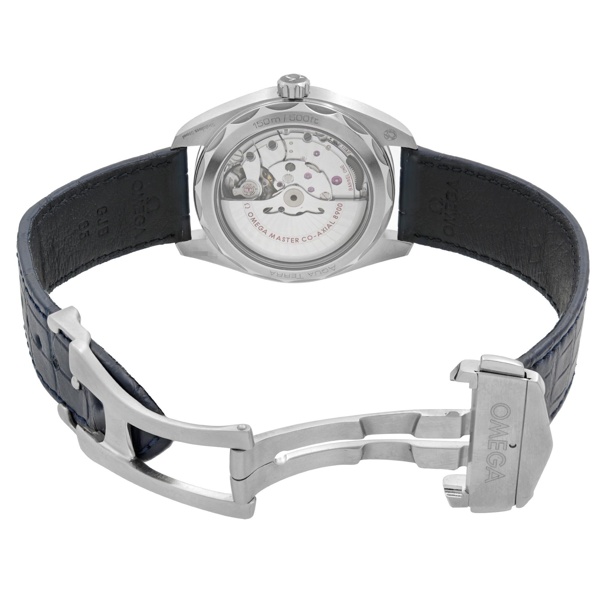 omega seamaster aqua terra blue