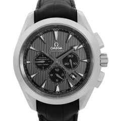 Omega Seamaster Aqua Terra Steel Chronograp Gray Dial Watch 231.13.44.50.06.001