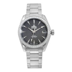 Omega Seamaster Aqua Terra Steel Diamond Black Dial Watch 231.15.39.21.51.001