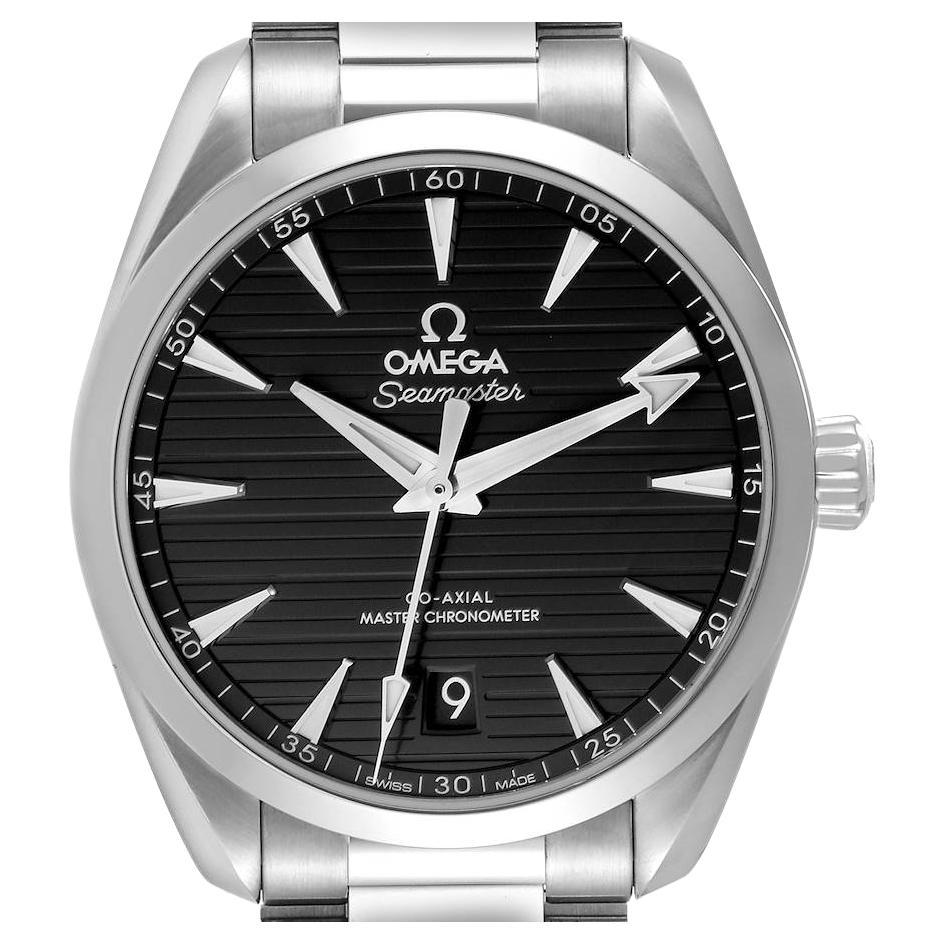 Omega Seamaster Aqua Terra Stahl-Herrenuhr 220.10.38.20.01.001 Boxkarte im Angebot