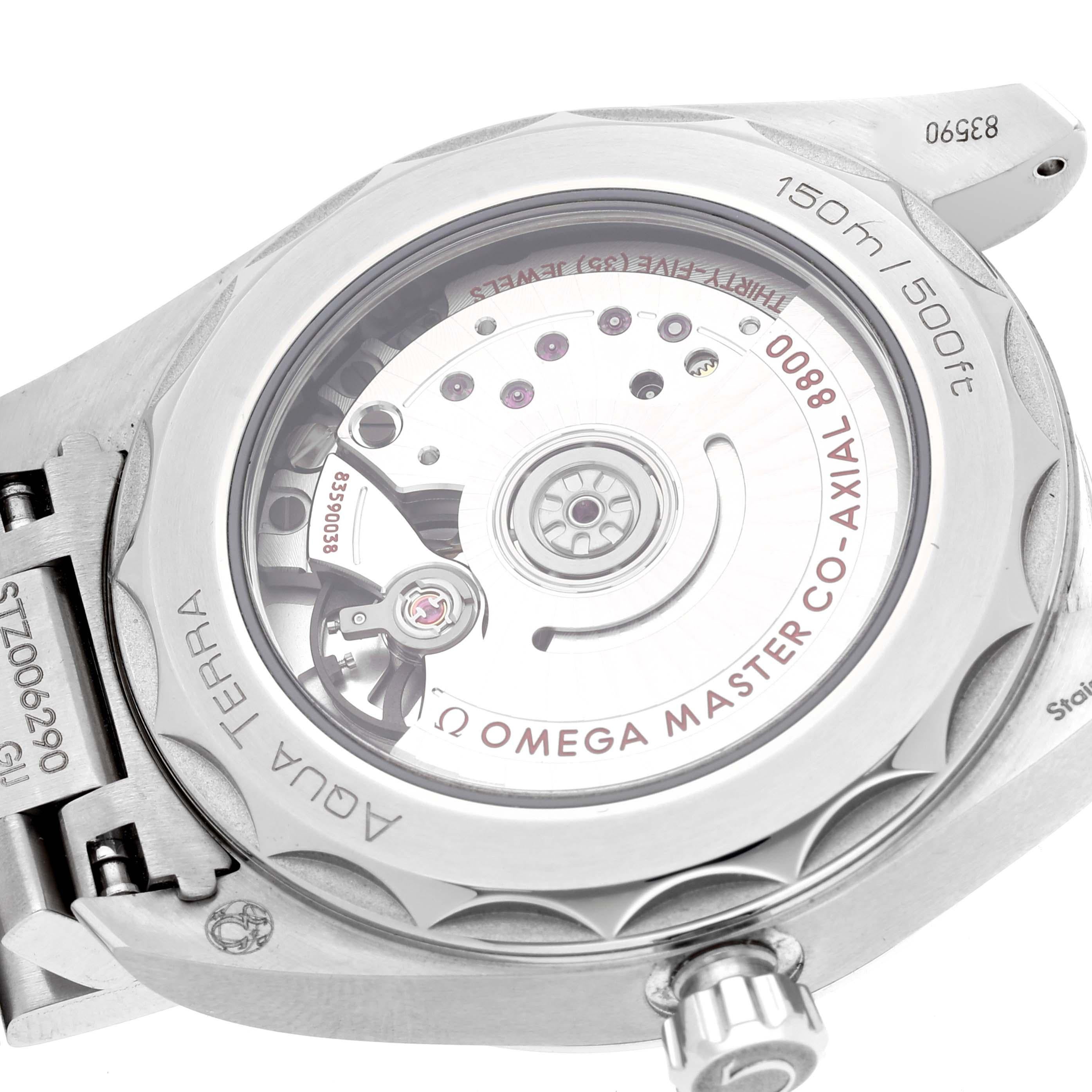 Omega Seamaster Aqua Terra Steel Mens Watch 220.10.38.20.03.001 Card 2