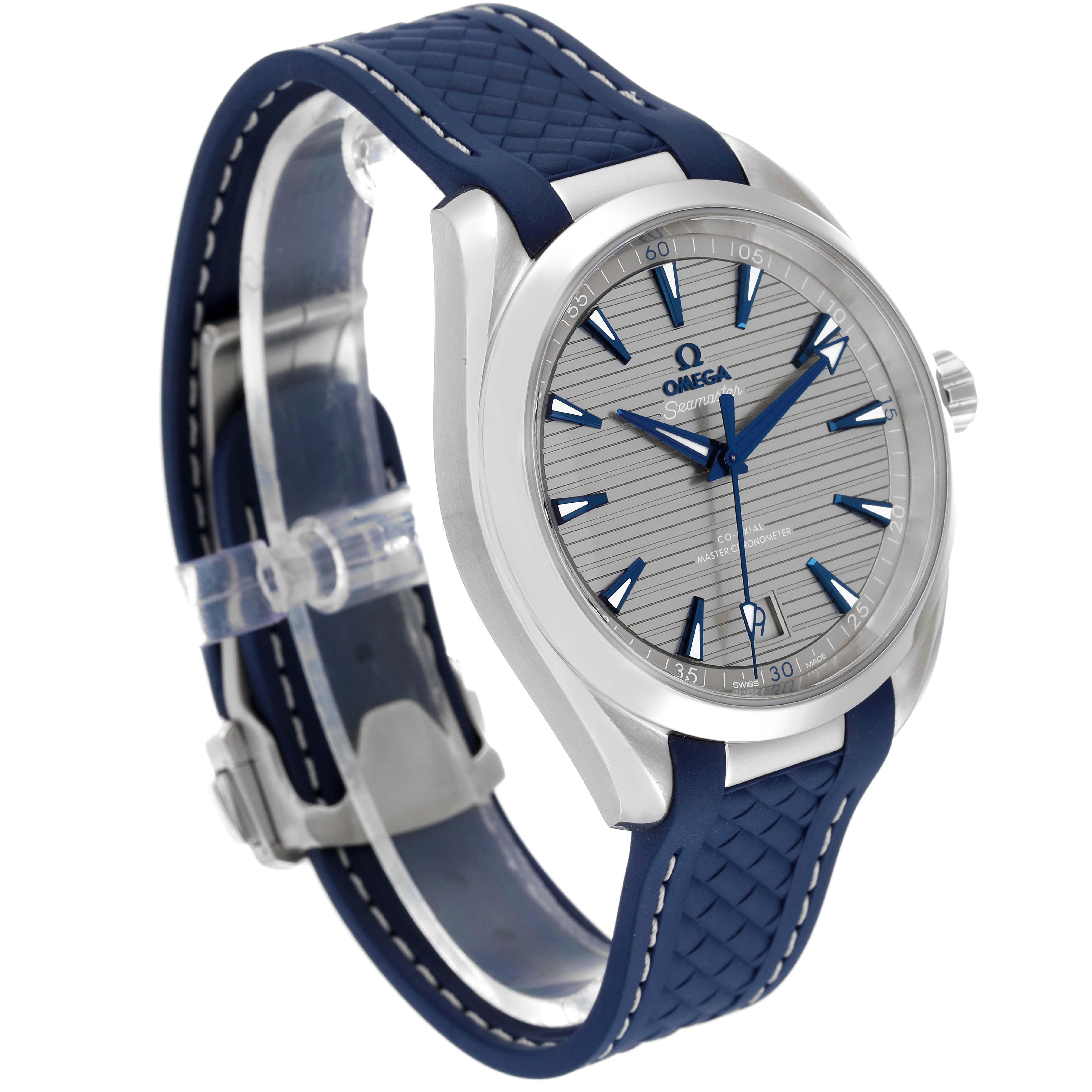 Omega Seamaster Aqua Terra Stahl-Herrenuhr 220.12.41.21.06.001 Boxkarte im Zustand „Hervorragend“ in Atlanta, GA