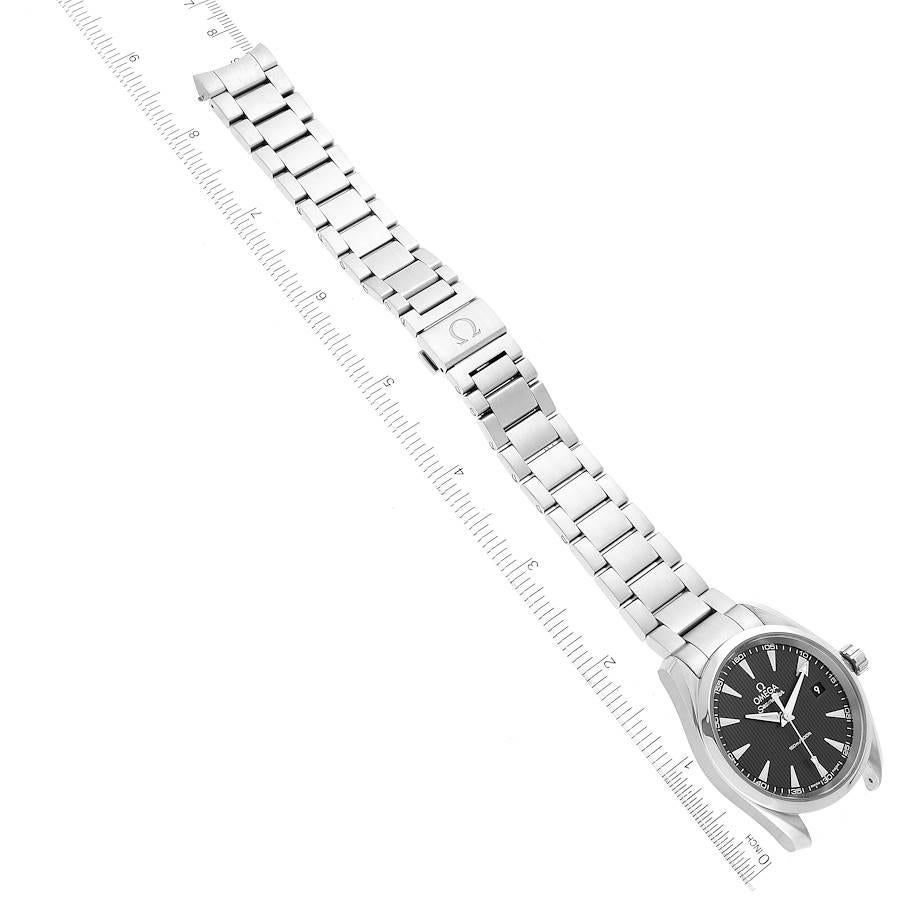 Omega Seamaster Aqua Terra Stahl-Herrenuhr 231.10.39.60.06.001 Boxkarte 5