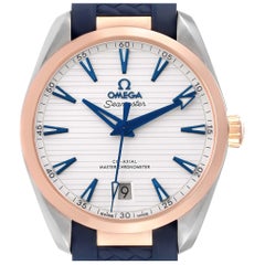 Omega Seamaster Aqua Terra Steel Rose Gold Watch 220.22.38.20.02.001 Box Card