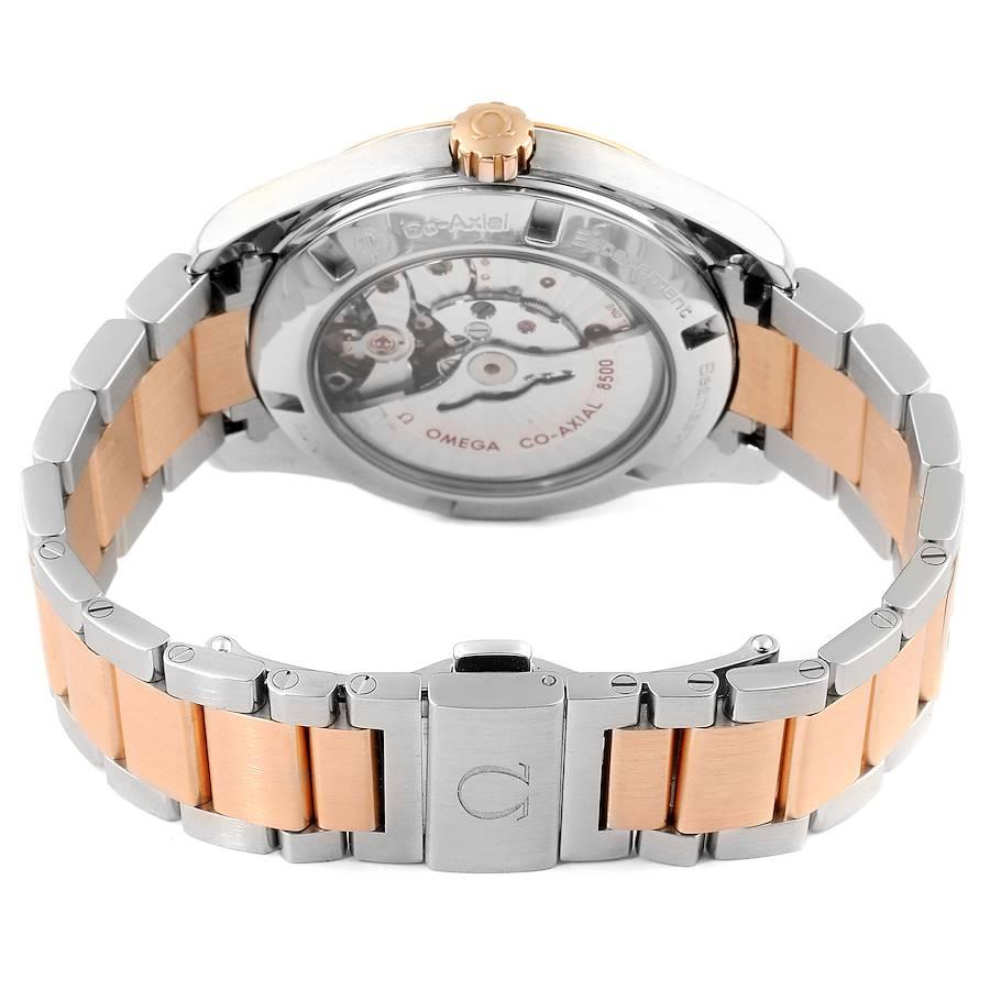 Men's Omega Seamaster Aqua Terra Steel Rose Gold Watch 231.20.42.21.06.001 For Sale