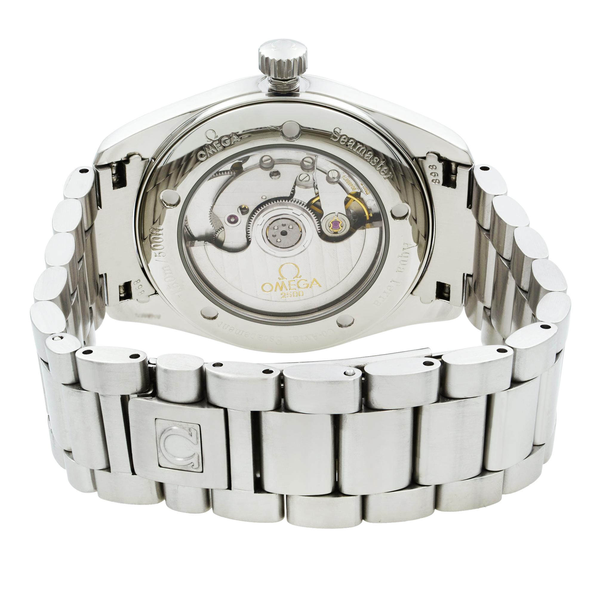 Omega Seamaster Aqua Terra Steel Silver Dial Automatic Men's Watch 2503.30.00 2