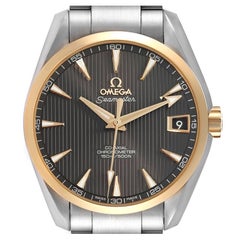 Omega Seamaster Aqua Terra Steel Yellow Gold Watch 231.20.39.21.06.004 Box Card