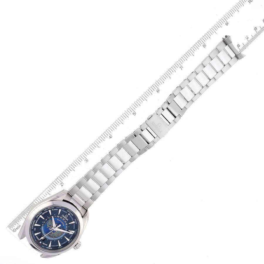 Omega Seamaster Aqua Terra Worldtimer GMT Orologio 220.10.43.22.03.001 Scheda Box 4