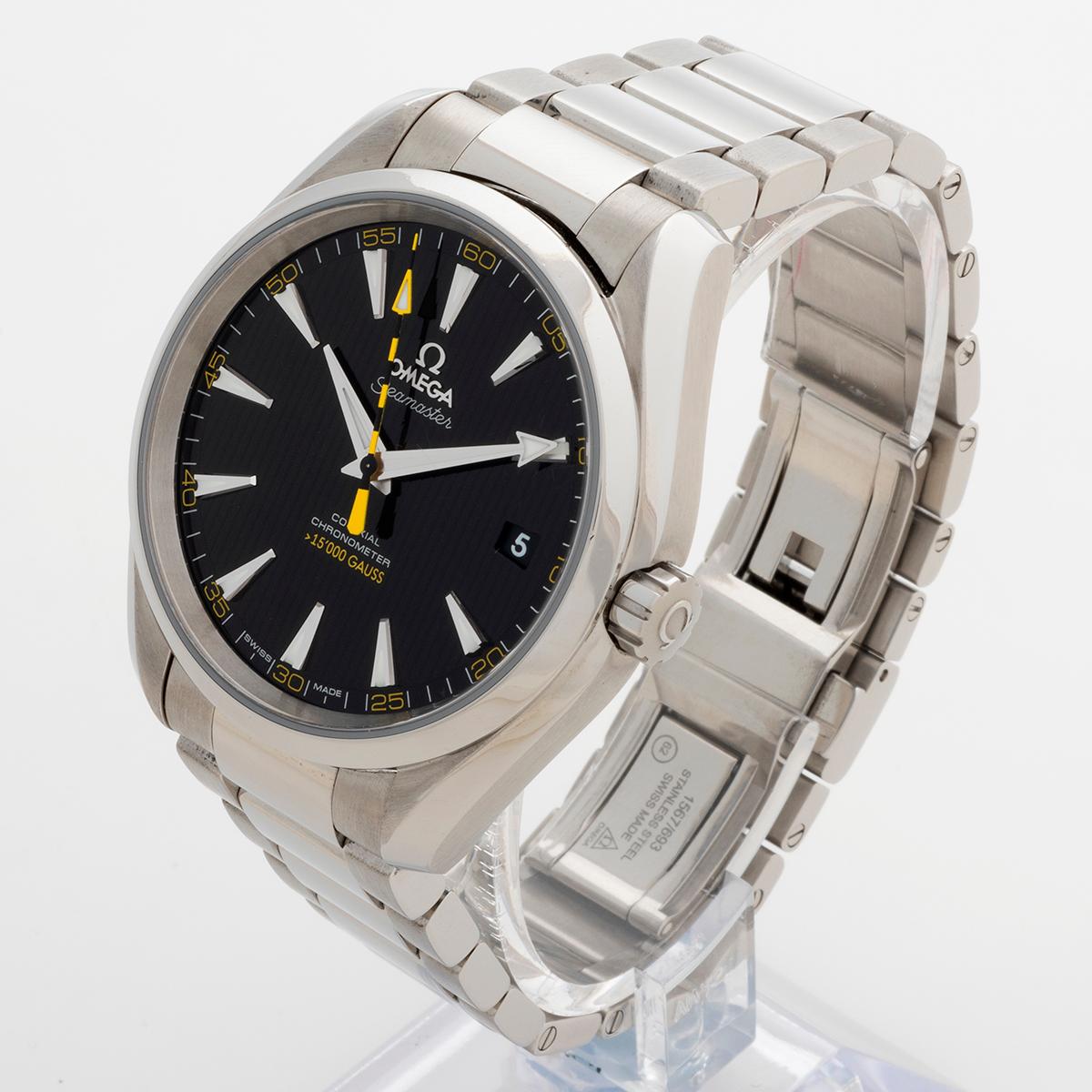 Omega Seamaster Aqua Terra Wristwatch. Co-Axial Movement, Stainless Steel, 2014. 1