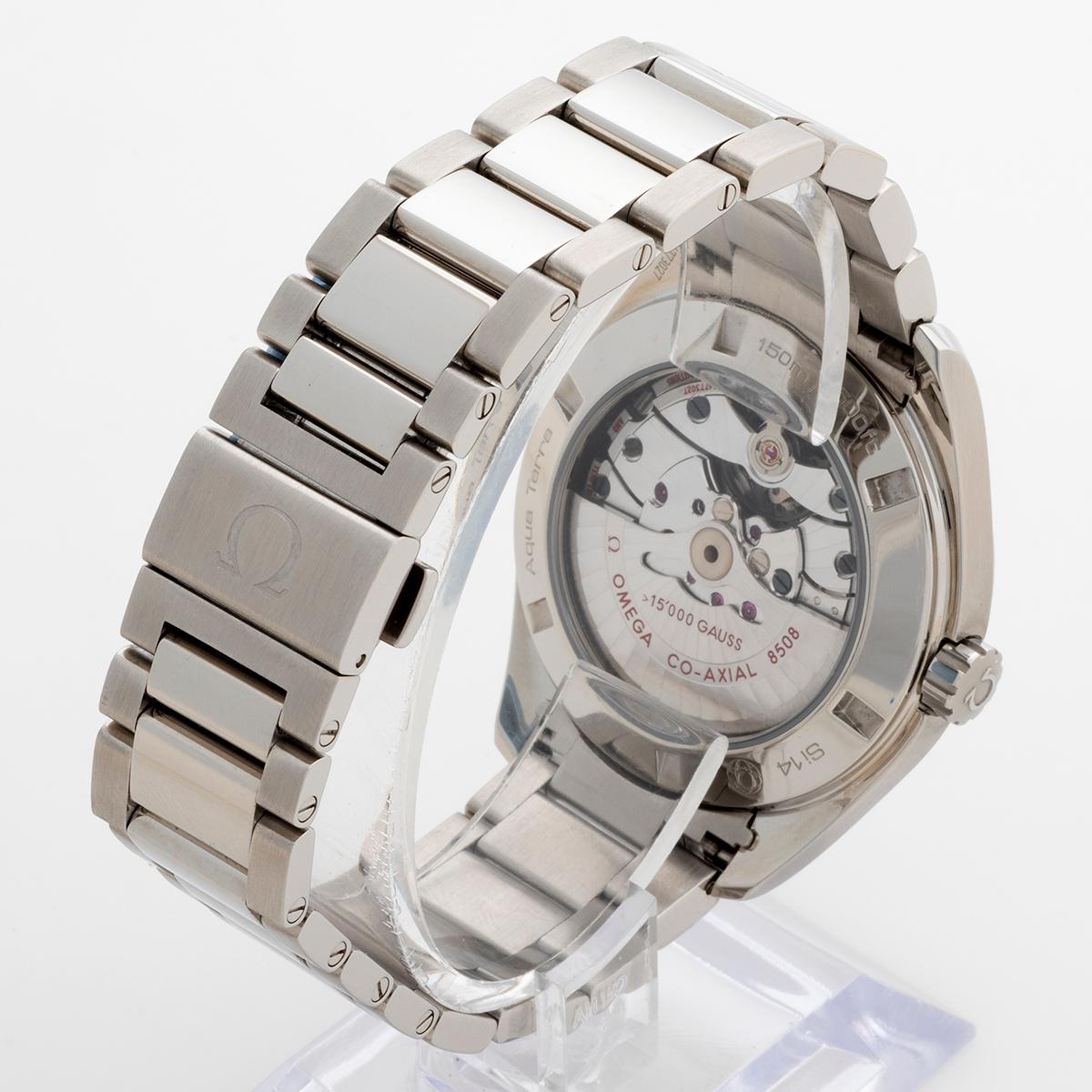 Omega Seamaster Aqua Terra Wristwatch. Co-Axial Movement, Stainless Steel, 2014. 2