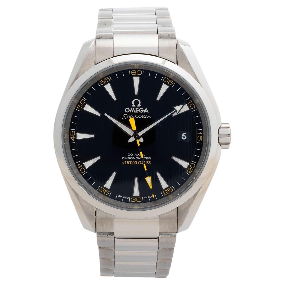 Omega Seamaster Aqua Terra Wristwatch. Co-Axial Movement, Stainless Steel, 2014.