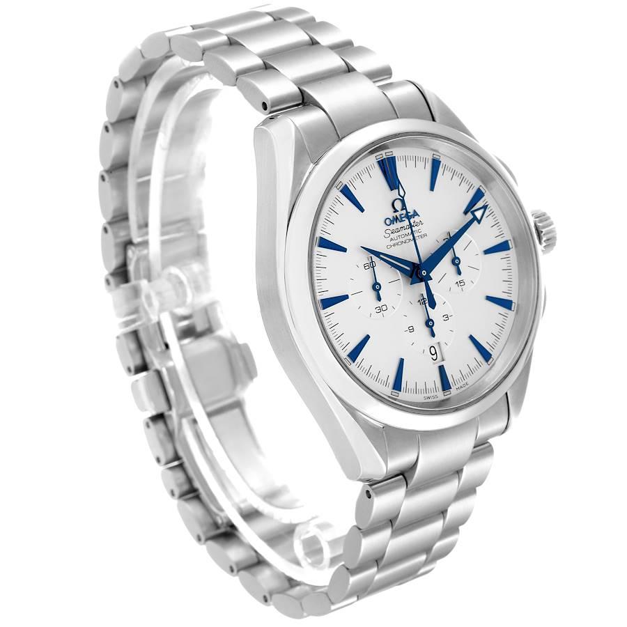 Omega Seamaster Aqua Terra XL Stahl-Herrenuhr 2512.30,00 mit Karton und Kartenetui im Zustand „Hervorragend“ in Atlanta, GA