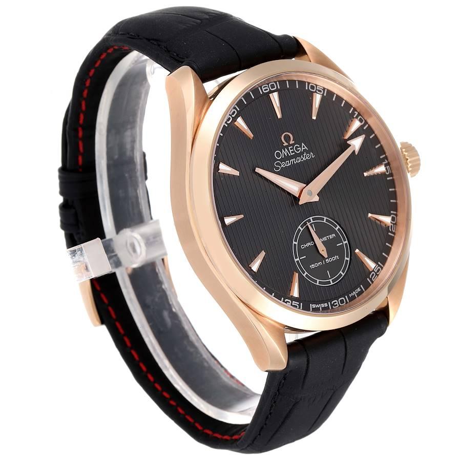 Omega Seamaster Aqua Terra XXL Rose Gold Uhr 231.53.49.10.06.001 Box-Karte im Zustand „Hervorragend“ im Angebot in Atlanta, GA