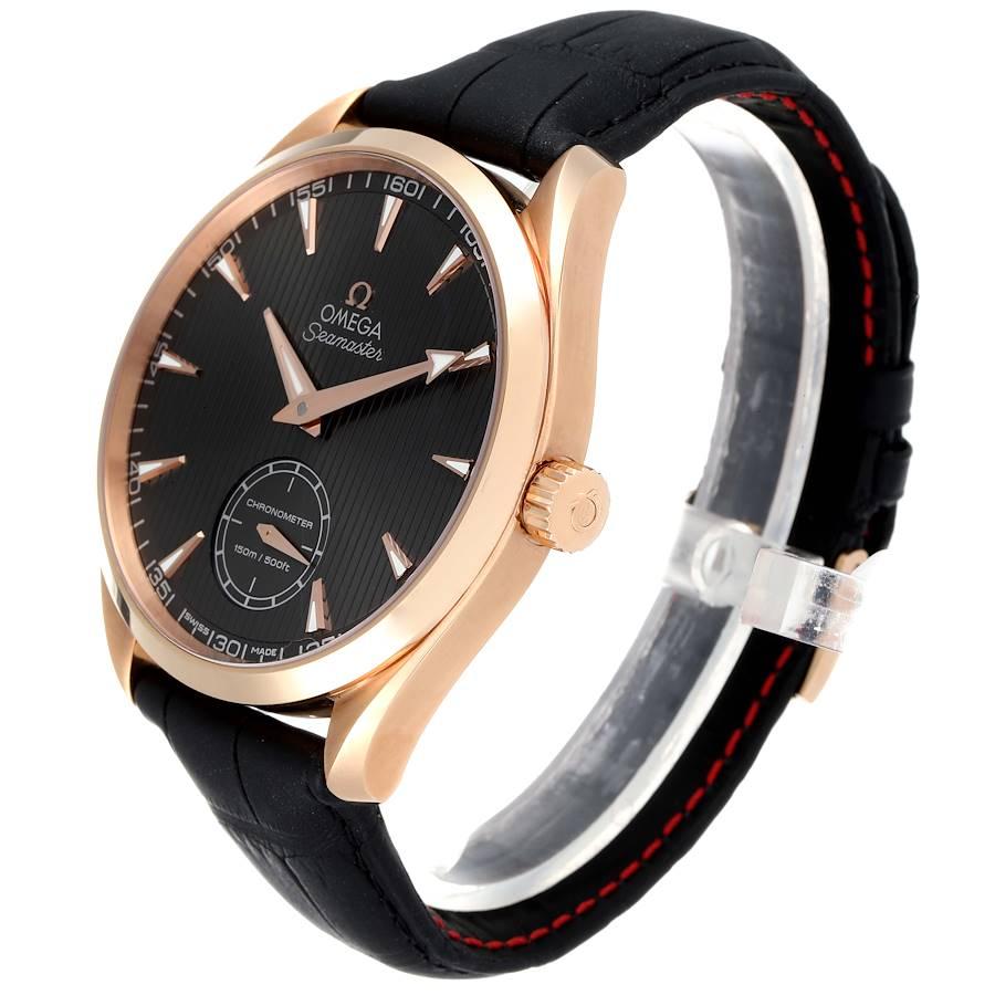 Omega Seamaster Aqua Terra XXL Rose Gold Uhr 231.53.49.10.06.001 Box-Karte Herren im Angebot