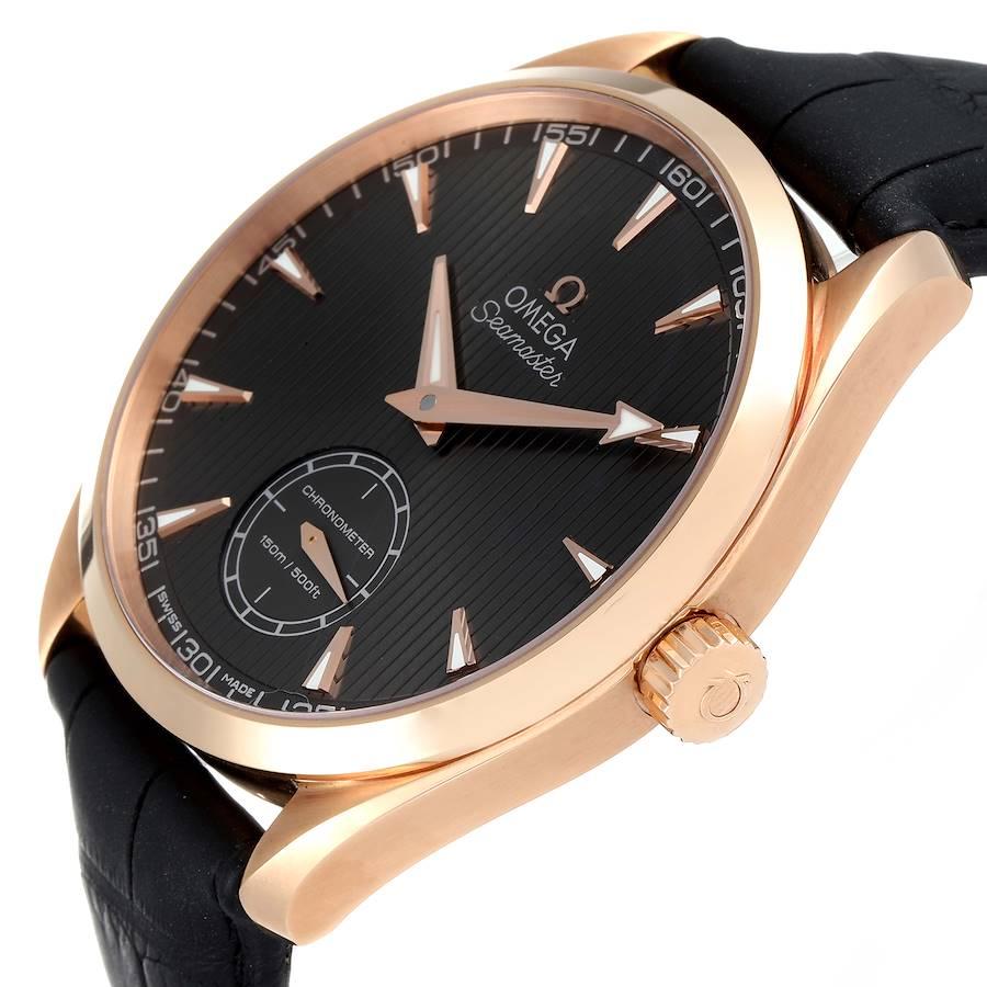 Omega Seamaster Aqua Terra XXL Rose Gold Uhr 231.53.49.10.06.001 Box-Karte im Angebot 1