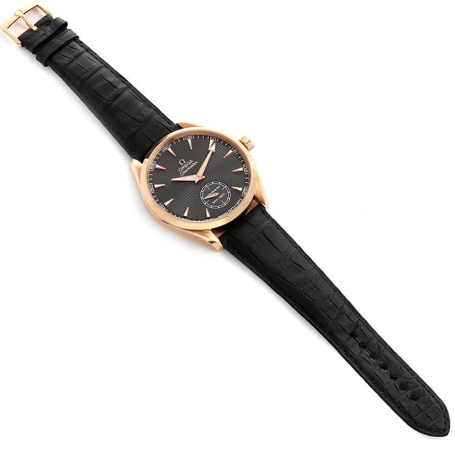 Omega Seamaster Aqua Terra XXL Rose Gold Uhr 231.53.49.10.06.001 Box-Karte im Angebot 4