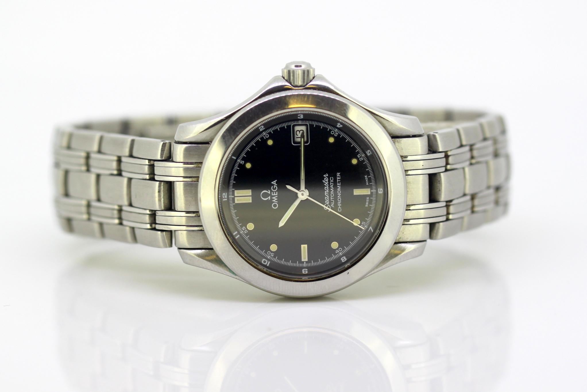 Omega Seamaster, Automatic Chronometer Men’s Wristwatch, circa 1990s 1