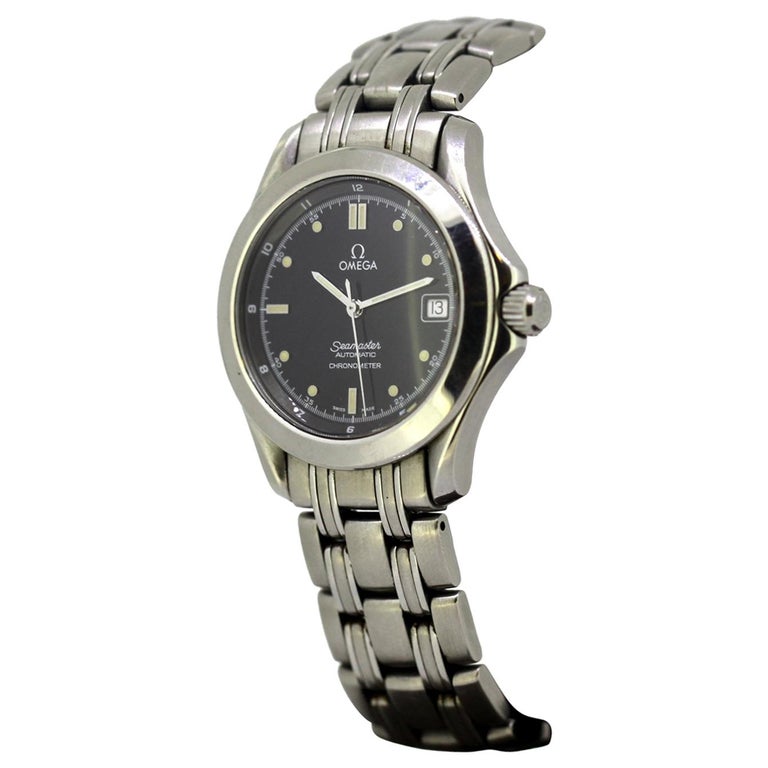 Omega Seamaster, Automatic Chronometer Men's Wristwatch, circa 1990s at  1stDibs | omega seamaster 1990, 1990 omega seamaster