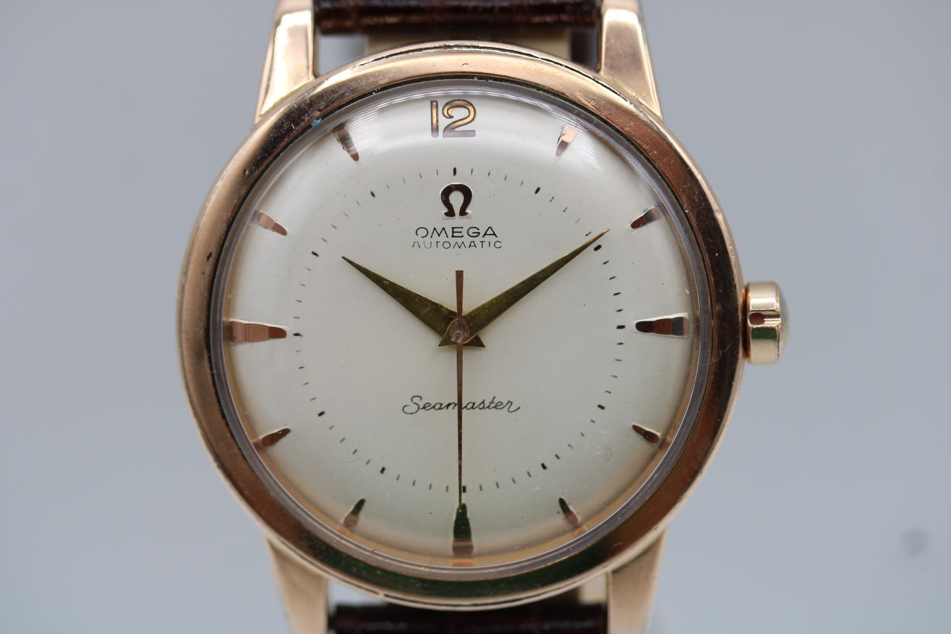 Omega Seamaster Automatic Ref. 2494-2  Gold Plated  Circa 1950s  Calibre 354  Vintage Dress Watch

A classic from Omega’s golden era, this Omega Seamaster Automatic Ref. 2494-2 is an early and elegant example of the brand’s post-war mechanical