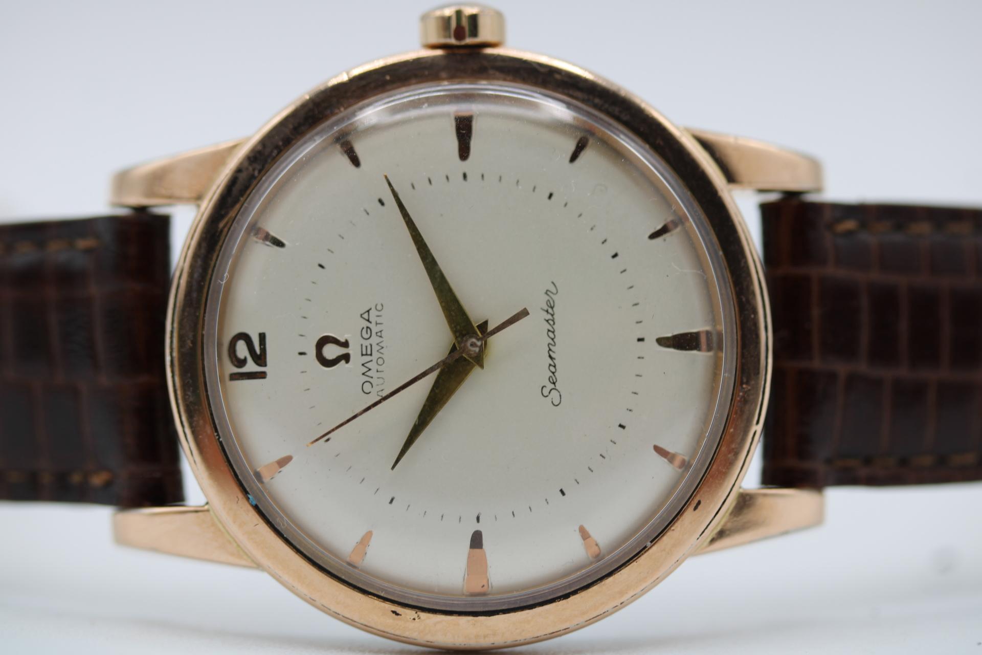 Omega Seamaster Automatic Ref. 2494-2  Gold Plated  Circa 1950s  Calibre 354 4