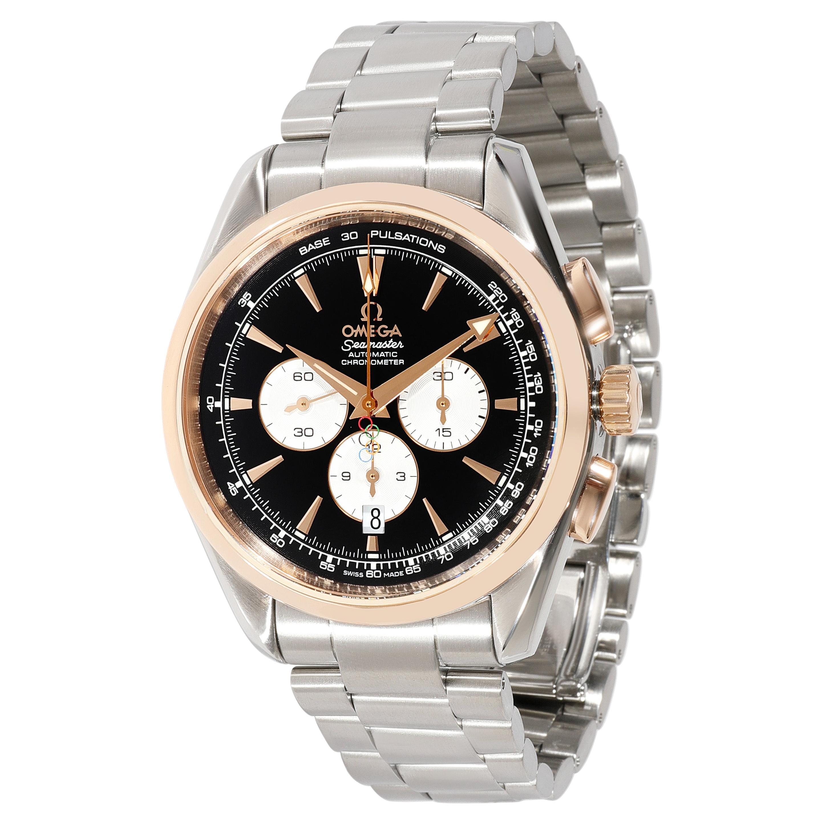 Omega Seamaster Beijing 2008" 221.20.42.40.01.001 Herrenuhr aus 18kt Roségold im Angebot