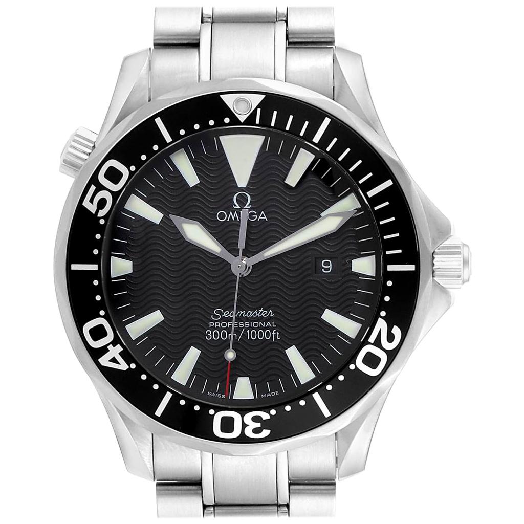 Omega Seamaster Black Dial Stainless Steel Men's Watch 2264.50.00
