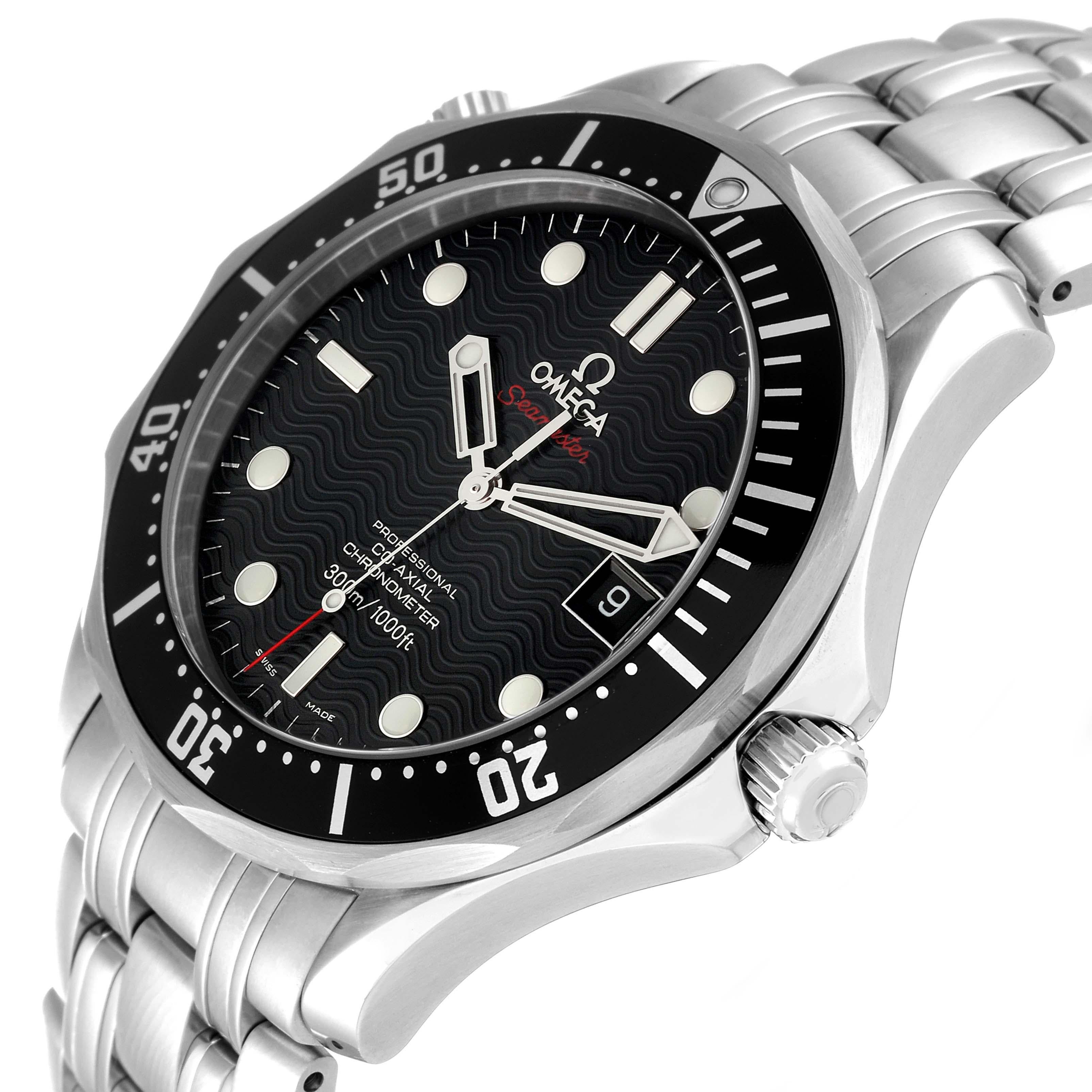 Omega Seamaster Black Dial Steel Mens Watch 212.30.41.20.01.002 For Sale 1