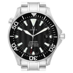 Omega Seamaster Black Wave Dial Steel Men's Watch 2254.50.00