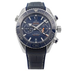 Omega Seamaster Blue Dial Ceramic Steel Automatic Mens Watch 215.33.46.51.03.001