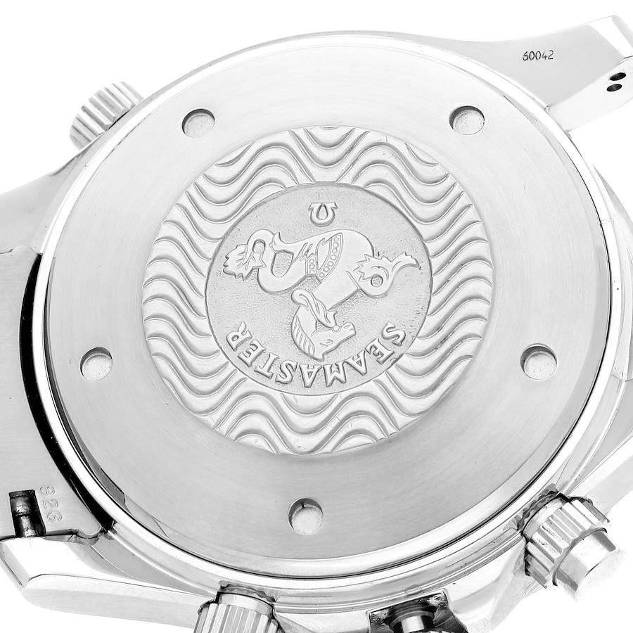 Omega Seamaster Stahl-Herrenuhr mit blauem Zifferblatt Chronograph 2599.80,00 Boxkarte 3