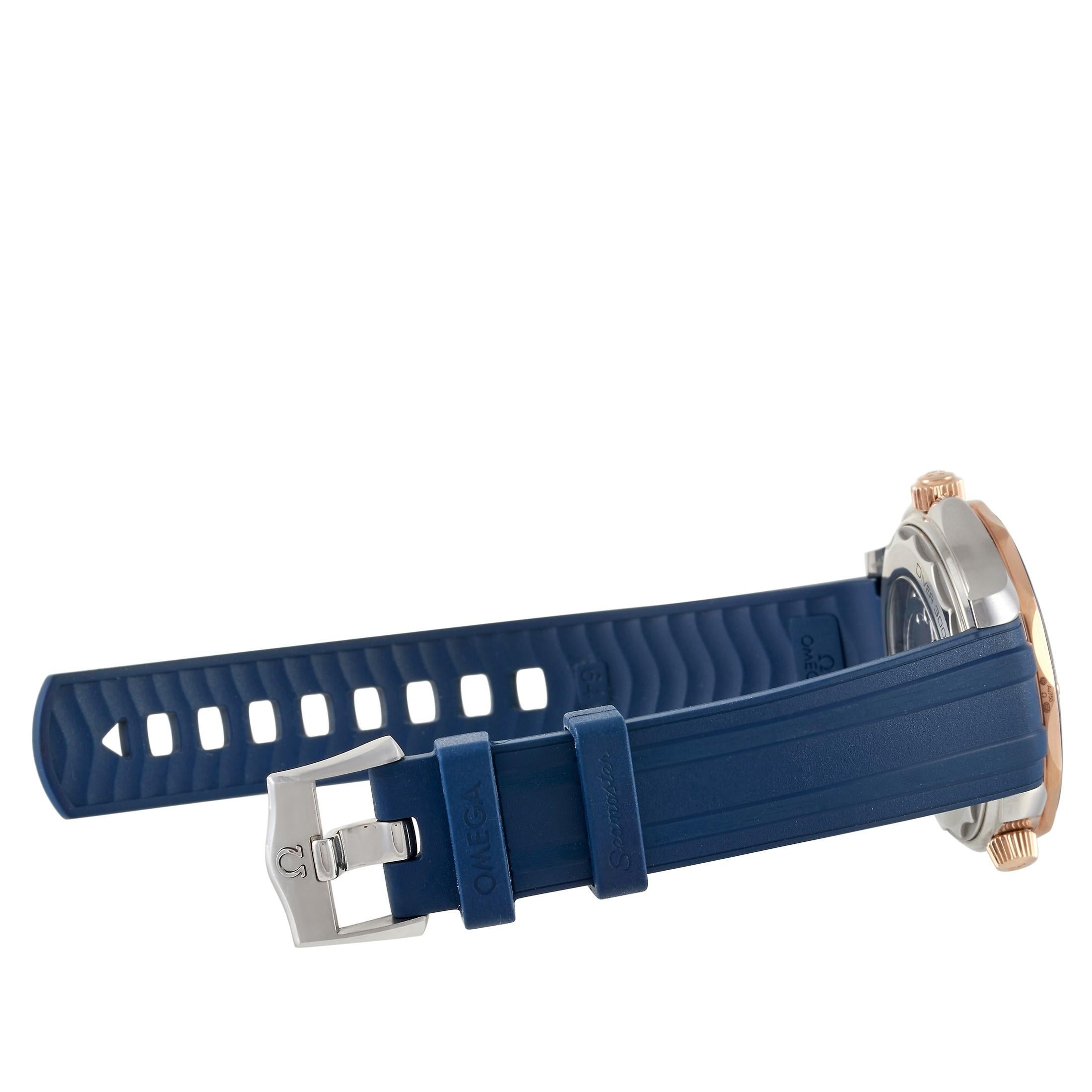 Omega Seamaster Blue Sedna Co-Axial Master Chronometer Watch 210.22.42.20.03.002 In Excellent Condition In Southampton, PA